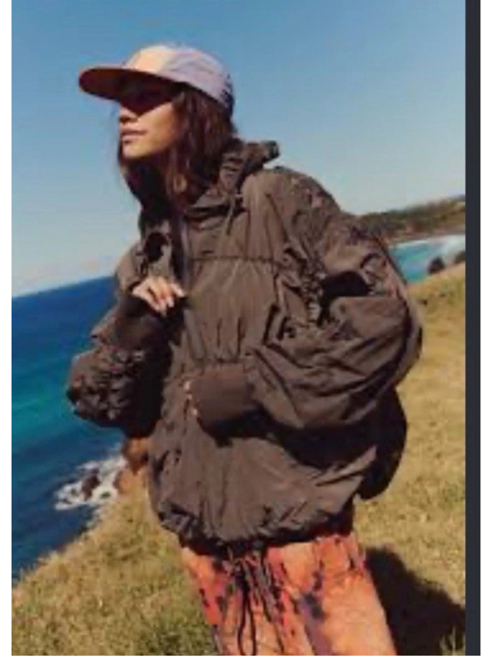 Free People FP Movement Happy Camper Pullover Hiking Jacket Windbreaker S